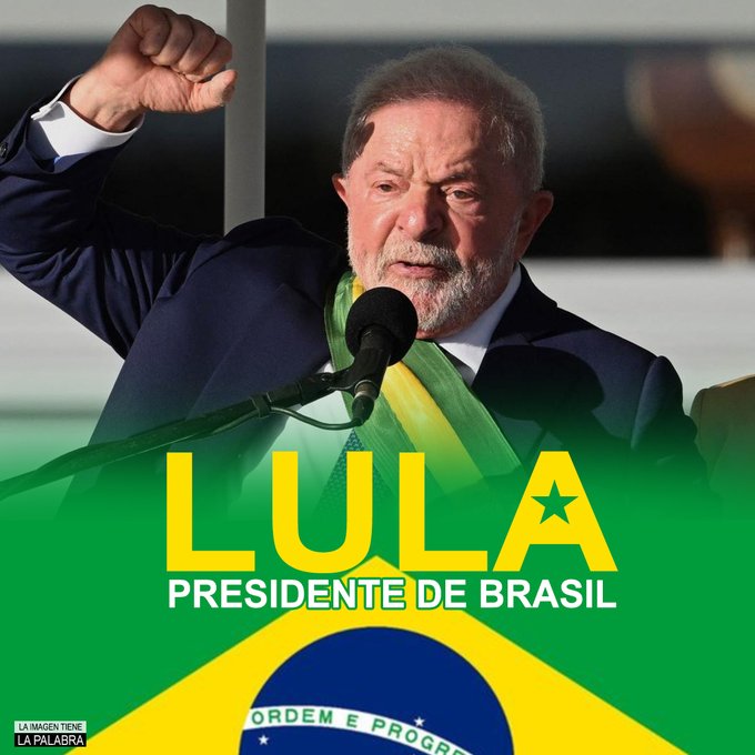 Con Lula, florece la esperanza en #Brasil y se fortalece la necesaria integración de las Américas. #NoAlGolpeEnBrasil, #JuntarYVencer, #FMCCuba, #SanctiSpíritusEnMarcha.