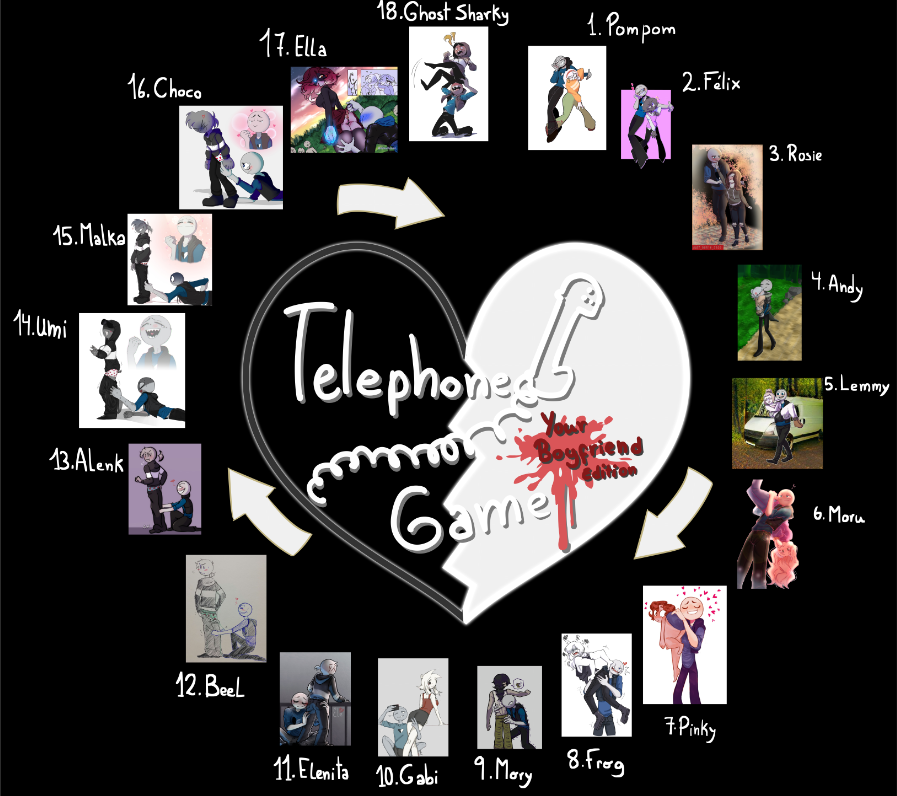 Sharkytheplush's tweet photo. YEAH! number 18 huhu~
It was so fuuuuuun~
even when it took me a century to finish it 9v9U
Check the tag for more amazing pieces !✨✨✨

Oh, I'm back btw :p

#YourBoyfriendGame 
#TelephoneGameYourBoyfriend https://t.co/uEtTPz74Oi