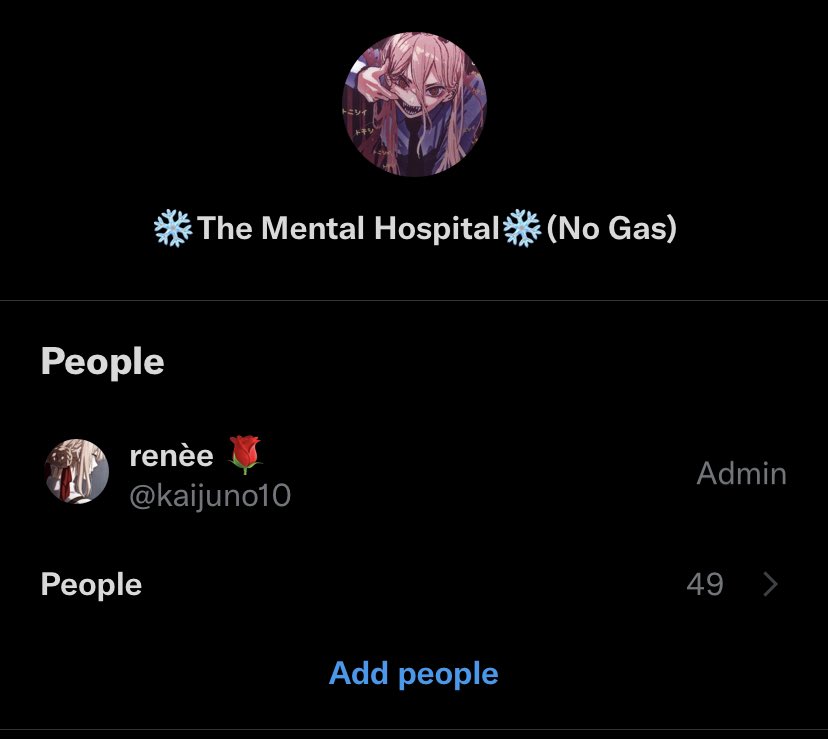 mentalhosp's tweet photo. accepting new patients 

- must be active
-  no gassing 
- no beef/drama

reply to join https://t.co/WIrxRebD2W