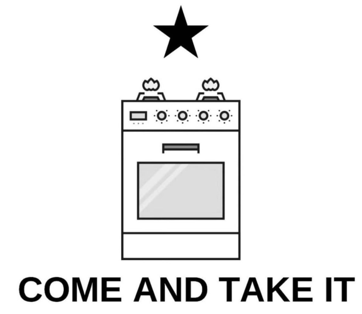 kyjano's tweet photo. I’m keeping my gas stove!🔥🔥🔥 https://t.co/BfNv1D16gX