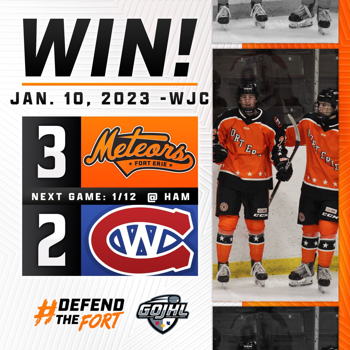 FEMeteors's tweet photo. Rylan Masterson 🤝 Overtime Goals
#FEMvsWJC | #DefendTheFort🏰 | @GOJHL https://t.co/s3a5o04t27