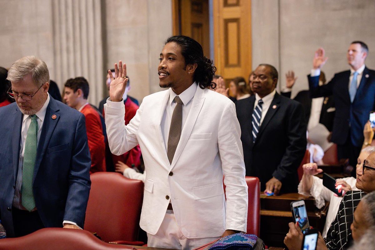 Today’s been a whirlwind, but we’re official y’all! —Rep. Jones
