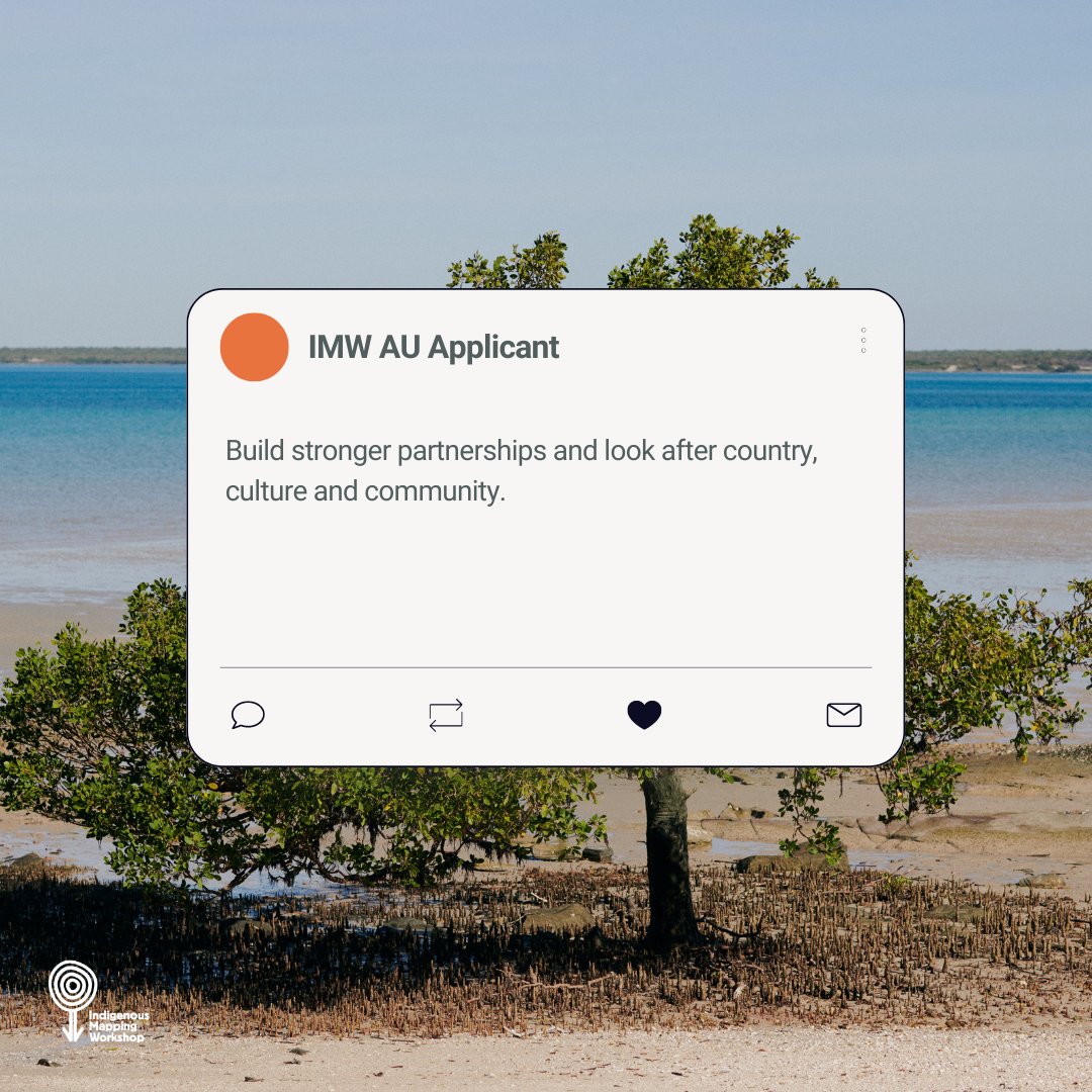 winyama_au's tweet image. Looking after Country, culture and community, having sovereignty over data and learning how to utilise that data are just some of the drivers our #IMWauOD applicants have for learning #digitalmapping skills.
What are yours?
#CaringforCountry #DataSovereignty