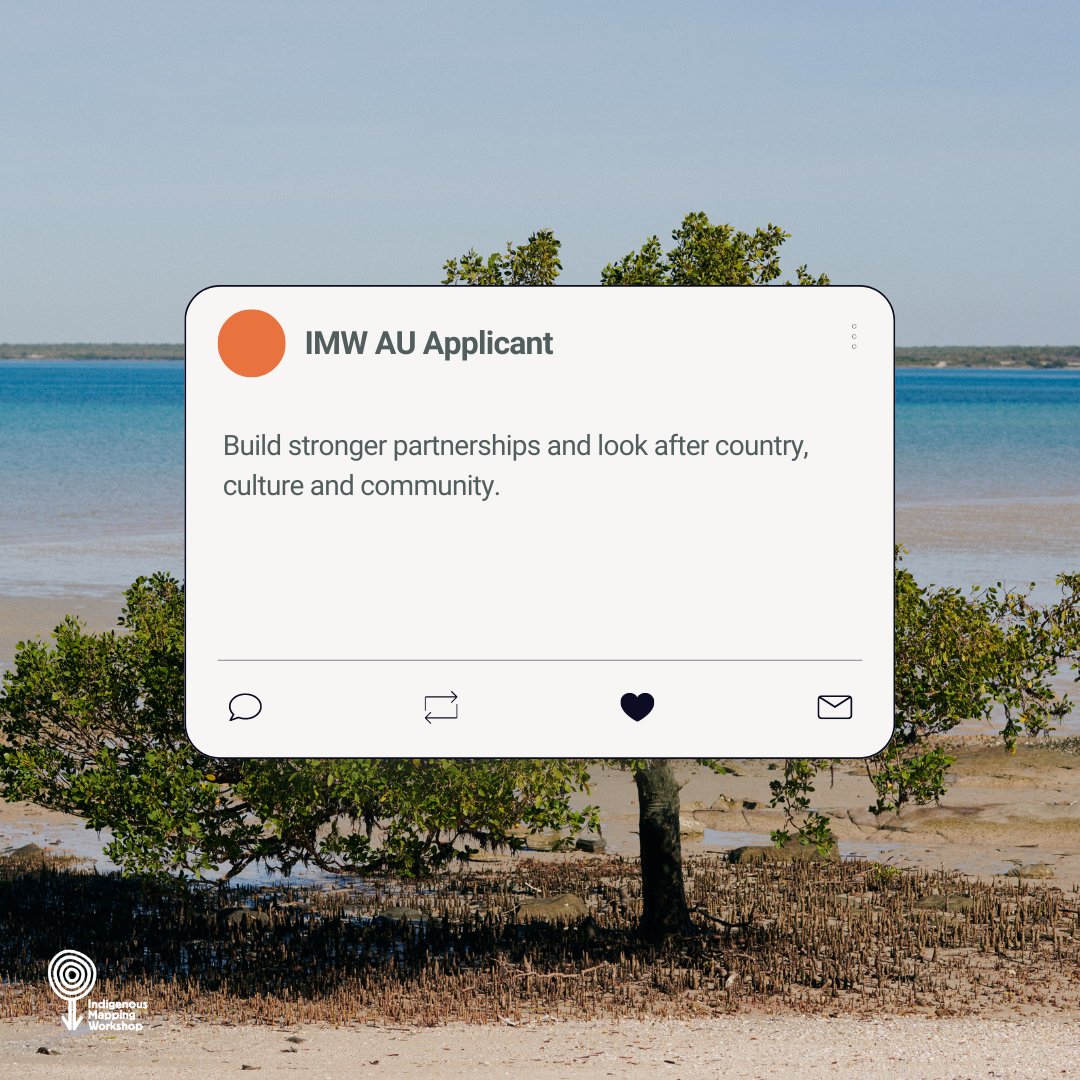Looking after Country, culture and community, having sovereignty over data and learning how to utilise that data are just some of the drivers our #IMWauOD applicants have for learning #digitalmapping skills. 

What are yours?

#CaringforCountry #DataSovereignty
