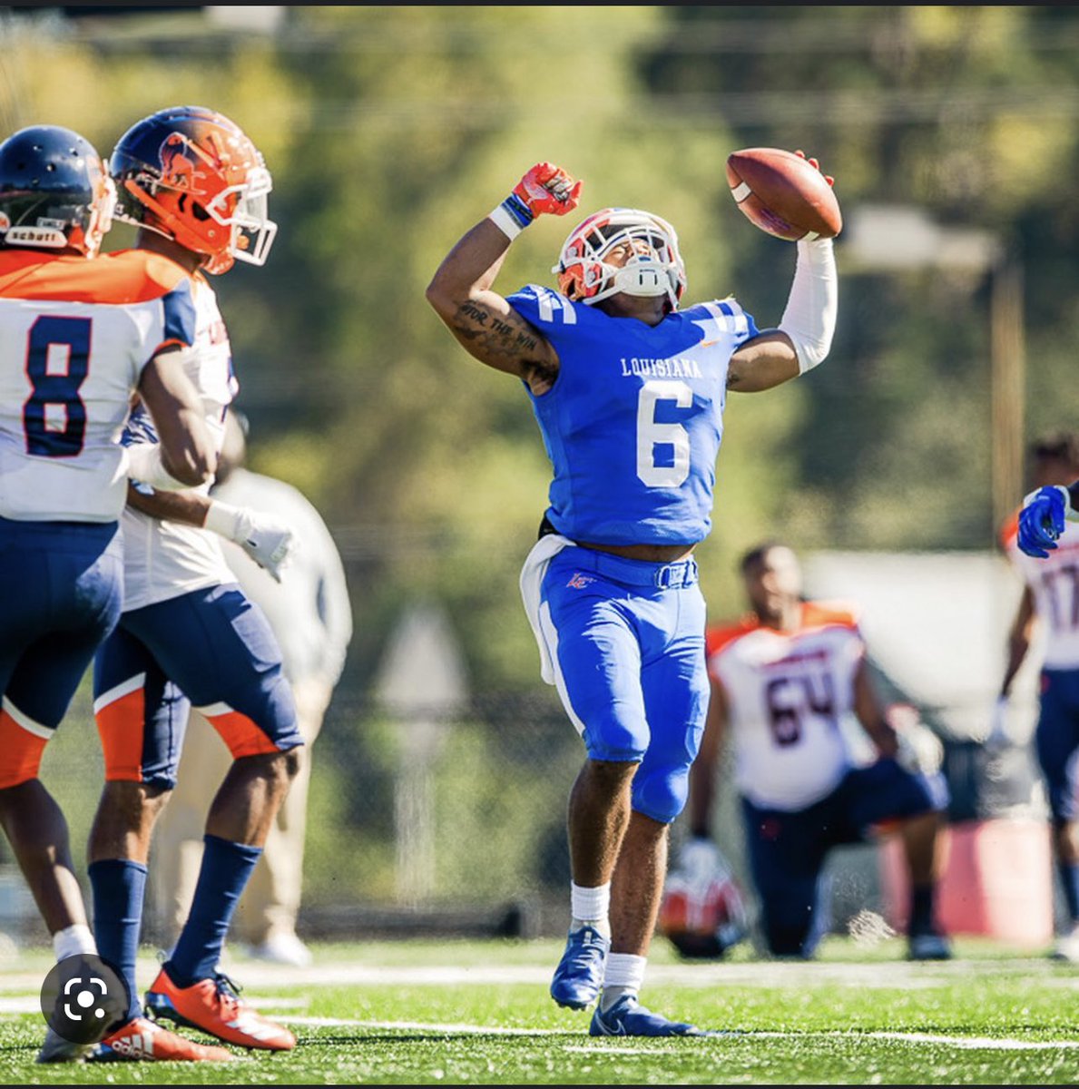 #AGTG after a great conversation with <a href="/CoachTWilson22/">Tommy Wilson</a> &amp; <a href="/drewmaddox8/">Coach Drew Maddox</a> I am truly blessed to receive my first offer from Louisiana Christian university #Gowildcats🔵🟠 <a href="/KenAnioJr/">Ken Anio</a> <a href="/GridironFootbal/">Gridiron Football®</a> <a href="/sulsfootball/">Southern Lab Football</a> <a href="/F3Elite7v7/">F3 Elite Organization</a> <a href="/RecruitLouisian/">Recruit Louisiana™️</a>