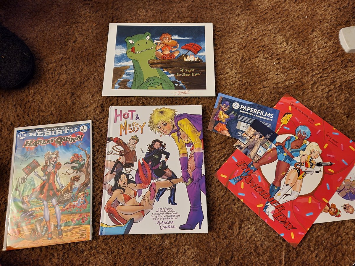 It's finally here. I'm now busy for the next three to four business days. Huge thanks to <a href="/AmandaRantsAlot/">Amanda Conner</a> and <a href="/jpalmiotti/">Jimmy Palmiotti</a> for continuous entertainment over the years!