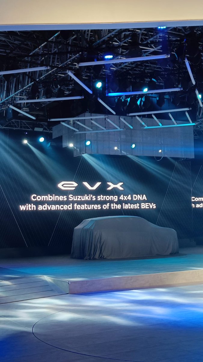 roshunpovaiah's tweet photo. Maruti to unveil EVX electric concept, will go on sale by 2025. Gets 4x4 tech.  #AutoExpo2023 #autoexpowithFe @ExpressDrives @FinancialXpress https://t.co/U6qiZCcxaX