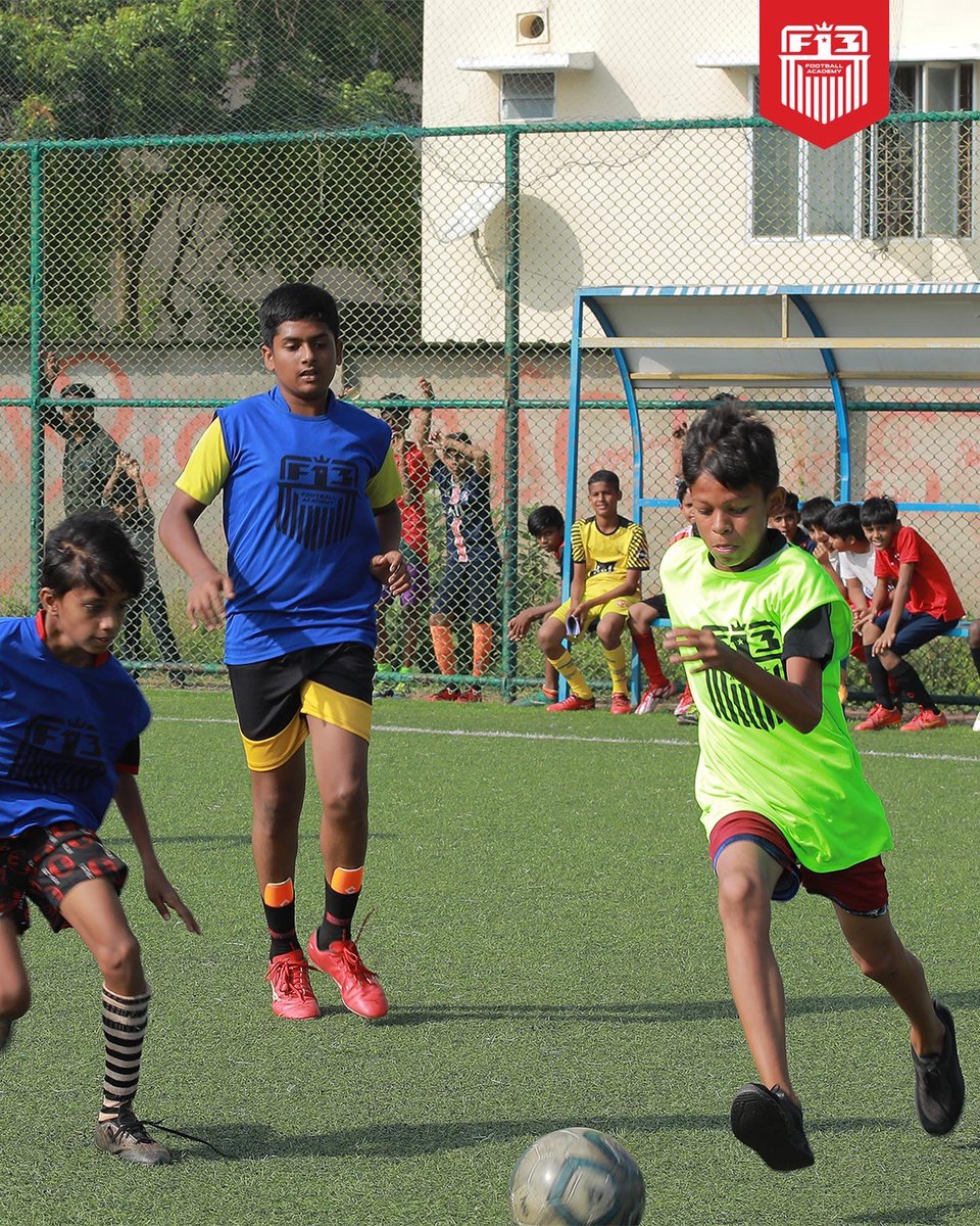 F13Academy's tweet photo. Chapter two of our trials took us to the heart of the city of Palakkad. Noorani Turf saw a turnout close to 400 children with one aim; to make an impression. And sure they did! #f13 https://t.co/N8B6cjiQBX