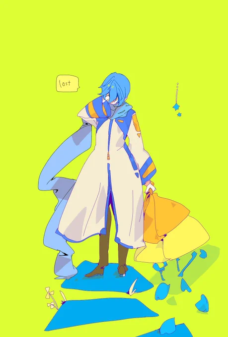 大昔に描いたセンスを感じる絵です(自賛) 