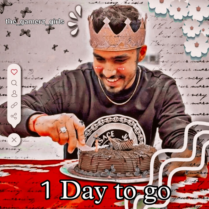 TheGamerzGirls's tweet photo. Only 1 day left π₯³π₯³πππ«π«
@UjjwalGamer #happybirthdayujjwal #happy21stbirthday #ujjwalgamer #technogamerz #tgarmy https://t.co/xlQMhNfiPB