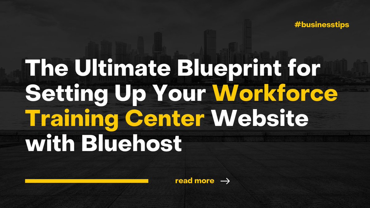 apbusinessideas's tweet photo. Unlock the full potential of your workforce training center! Learn how to set up a professional website in this step-by-step guide here: https://t.co/jqJPxFmi73
#workforcetrainingcenter #employment #unemployment #jobsearch #workforcetraining #careersource https://t.co/2UKPlRibM4