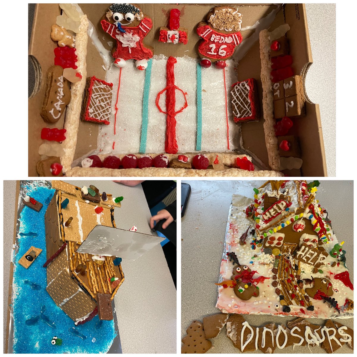 KeoghsClass's tweet photo. Christmas in January @mountsfieldps with secret Santa exchanges and gingerbread decorating. #takethatwinterstorm2022 https://t.co/VVe2UXUN4e