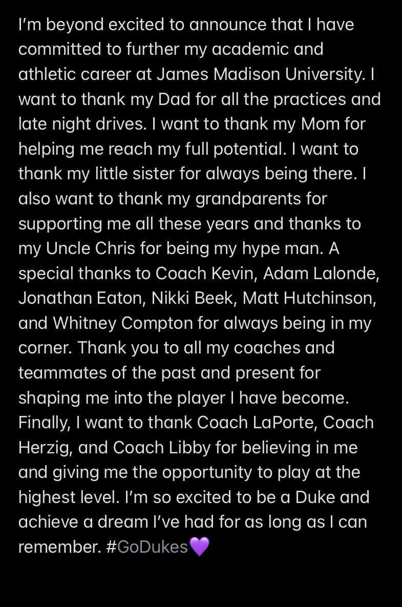 lili_smith6's tweet image. COMMITTED💜💛💜💛

@TeamNCSoftball @TeamNCHinde @Russell_SBall @Russellsports @Los_Stuff @Coach_LaPorte @Libby_Bowman12 @JMUSoftball