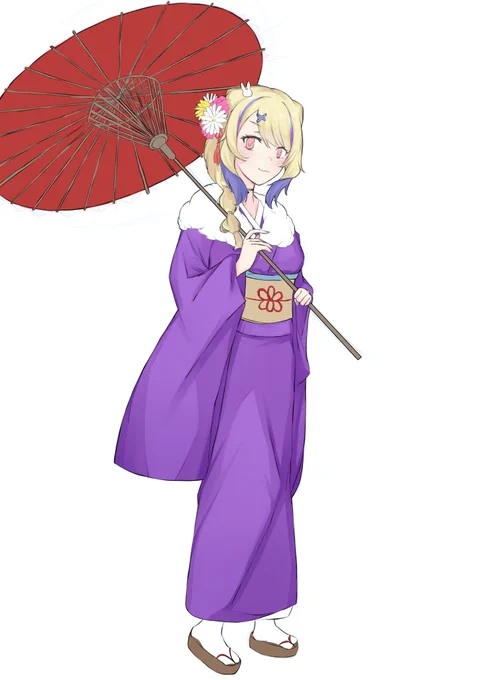 全体像はこうなります、多分後は装飾をめちゃくちゃ入れないと時短で乗算入れてもいいのだけど色の使い方がだめになるみたいなことを聞いたことあるのでやらない模様もうちょい色の使い方がうまくなってから使うかも? 
