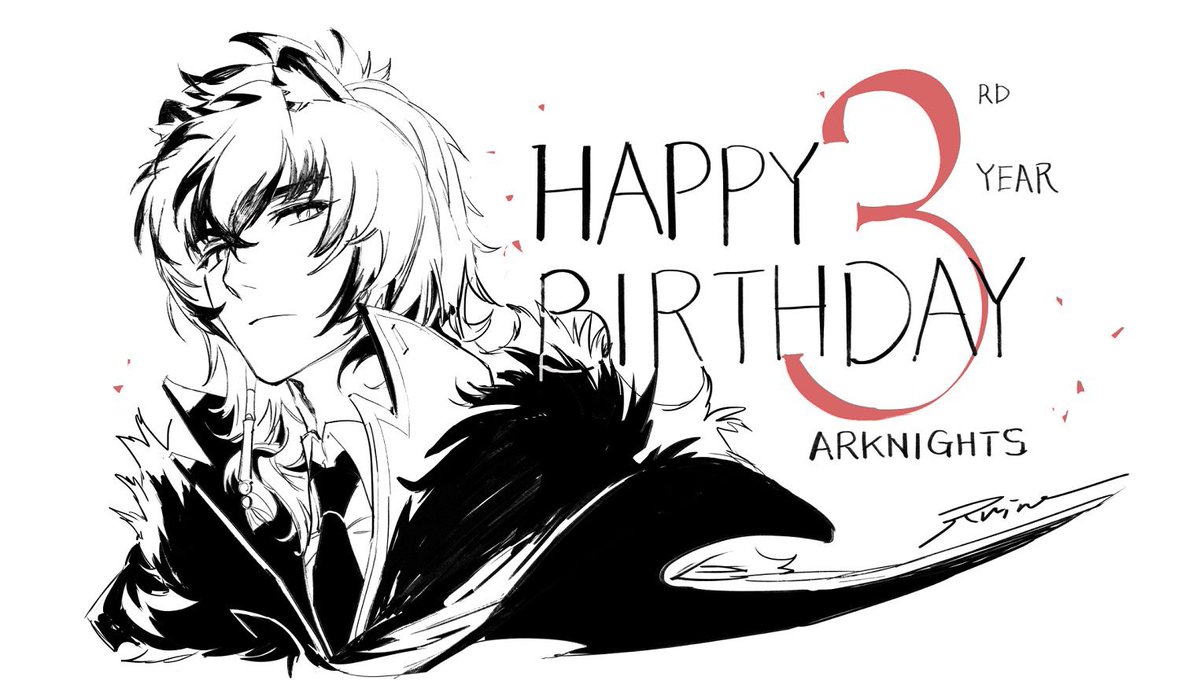 Happy 3rd Anniversary to Arknights!
I drew SliverAsh for the birthday wish, you can collect him here:
messageinabottle.arknights.global
#Arknights3rdAnniv #Messageinabottle #Arknights