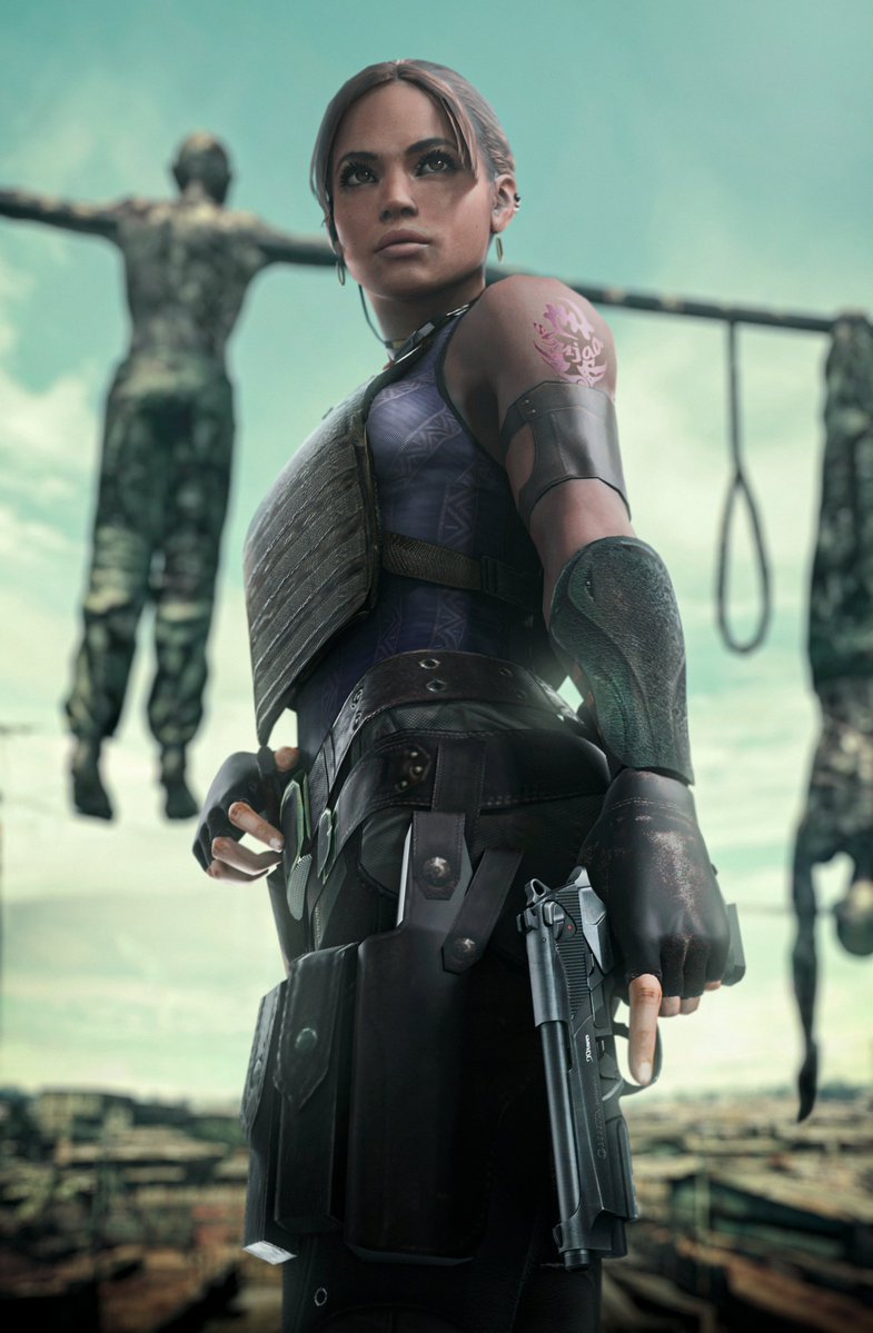 Sheva Alomar from Resident Evil 5 by me 🤠

#ShevaAlomar #ResidentEvil #3D #FanArt #REBHFun