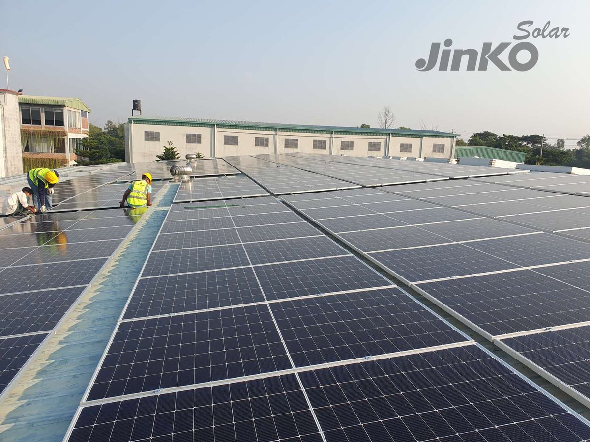EQMagPro's tweet image. Jinko Solar’s N Type Modules are now the first choice for EPCs and end customers in Bangladesh. This is the country’s first ever N Type installation featuring Jinko’s Tiger Neo panels – EQ Mag

lnkd.in/dPc9MC-T

@JinkoSolarCoLtd

#EQ #JinkoSolar #NTypeModules #Bangladesh