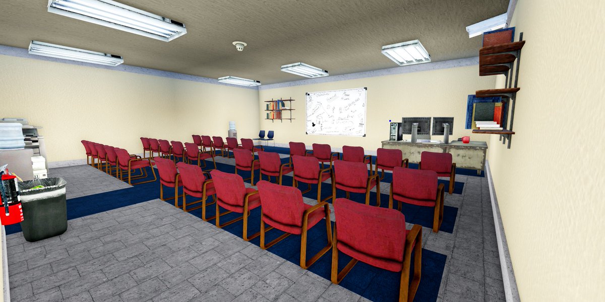 Republic Of Korea Air base Interior I decided to make without any references. Tried to add as many realistic aspects you'd see day to day.