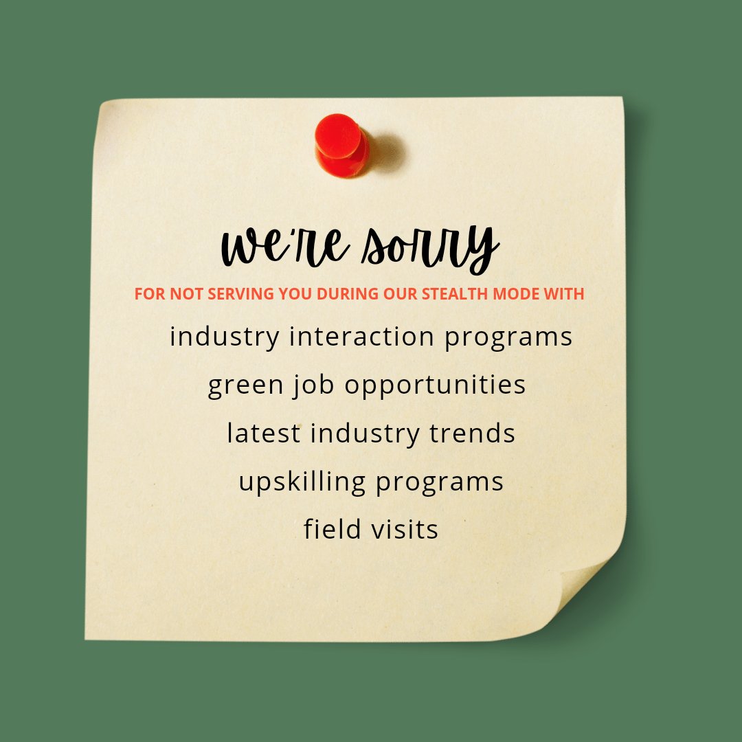 ecochirp's tweet photo. We will bounce back much stronger this year and serve you with multiple offerings. 

Are you excited ? 

#ecochirp #greenjobs #greencareer #industrialvisit #training #courses #industrypartners #industrytrends #upskilling https://t.co/QvdGlz45lq