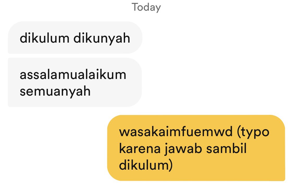 assalamualaikum semuanyah