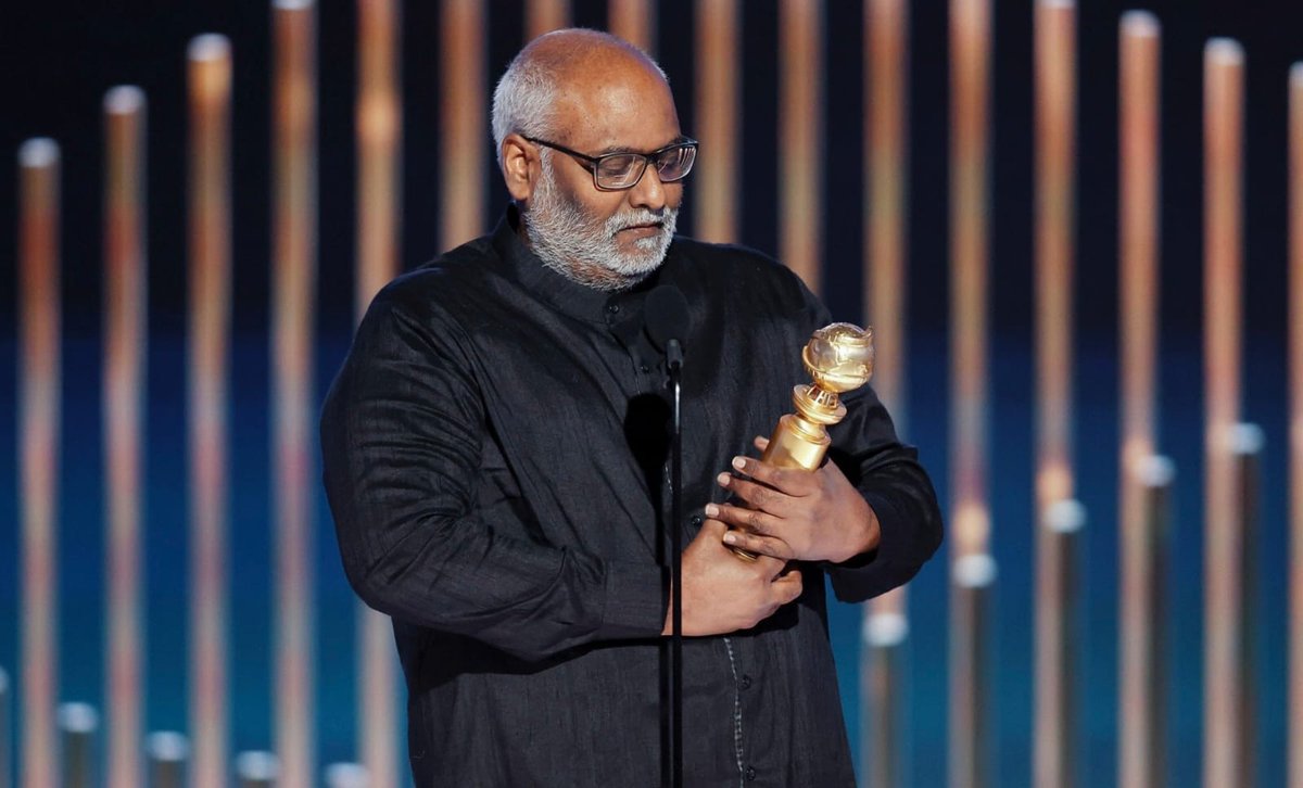 Historic Proud Moment 😭❤️‍🔥

#NaatuNaatu becomes the 1st ever Asian song to win a #Golden Globes. Congratulations to our great musician <a href="/mmkeeravaani/">mmkeeravaani</a> garu &amp; <a href="/ssrajamouli/">rajamouli ss</a> garu team for winning #GoldenGlobes2023 #RRRMovie. You did it 🥹🙇🔥