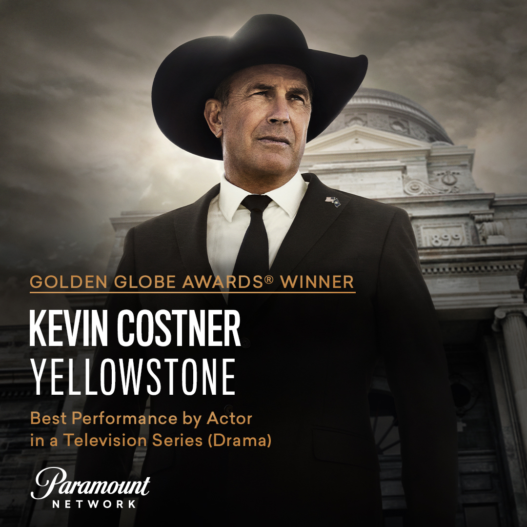 Congratulations, @modernwest! Let’s go to work! 🙌🙌🙌 #GoldenGlobes #YellowstoneTV