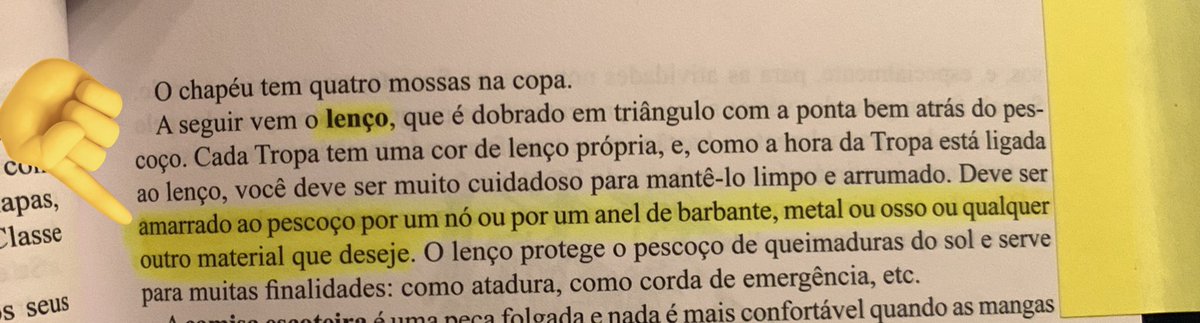 RMarconatto's tweet photo. 15- PS: No Escotismo para Rapazes também tem. P.49 Ed. Reedição 2006, 5a Reimpressão - Abril de 2017 https://t.co/Il2RhlHsOx