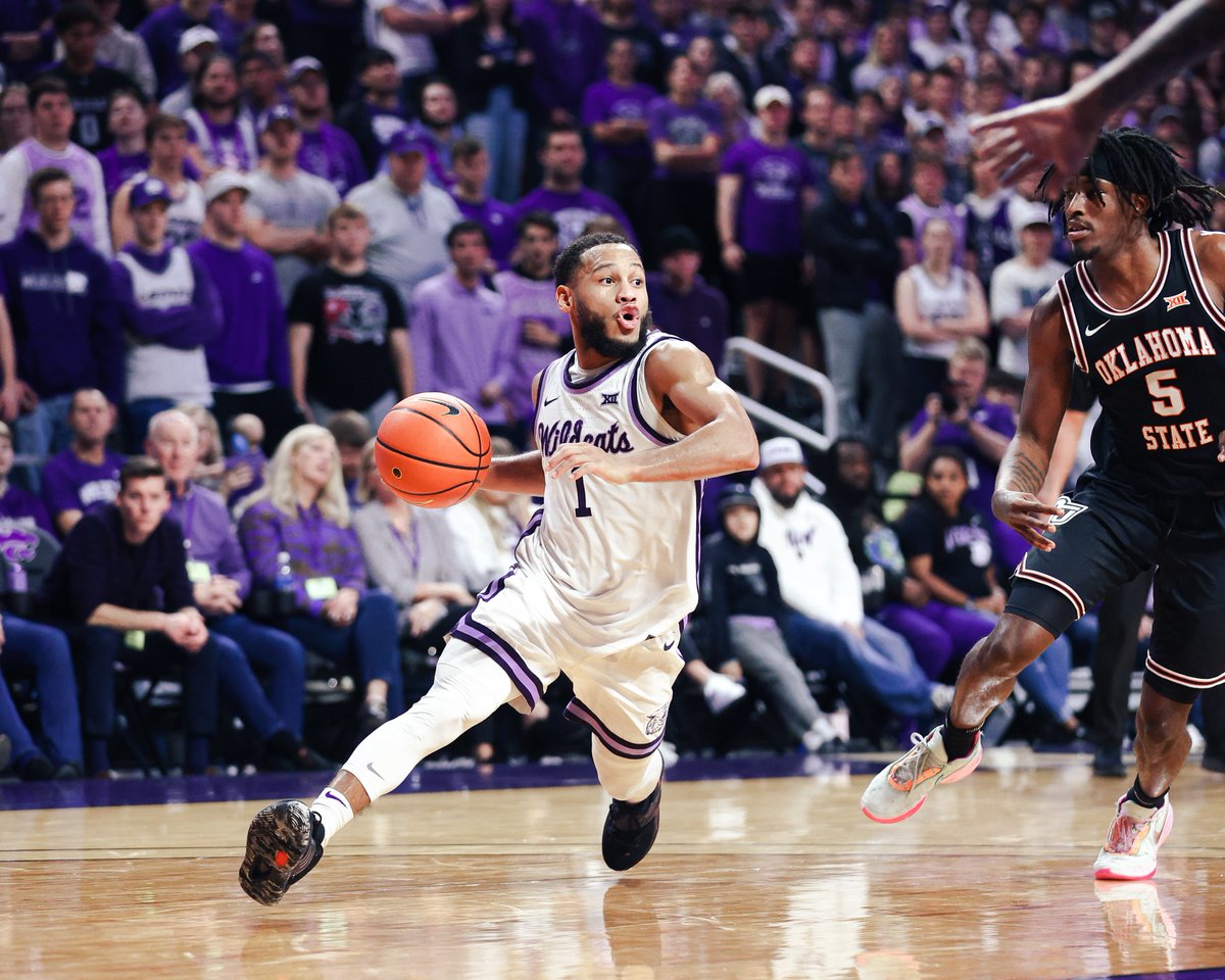 KStateMBB's tweet photo. Him 🤝 Him
       🐐 https://t.co/4fMI8RNno8