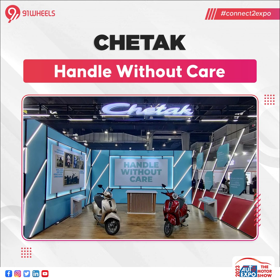 Here presenting the live images of the brand-new Bajaj Chetak directly from the Auto Expo 2023 #handlewithoutcare
Stay tuned for all the updates here!
@Bajajauto 

#connect2expo #chetak #AutoExpo2023 #autoexponews