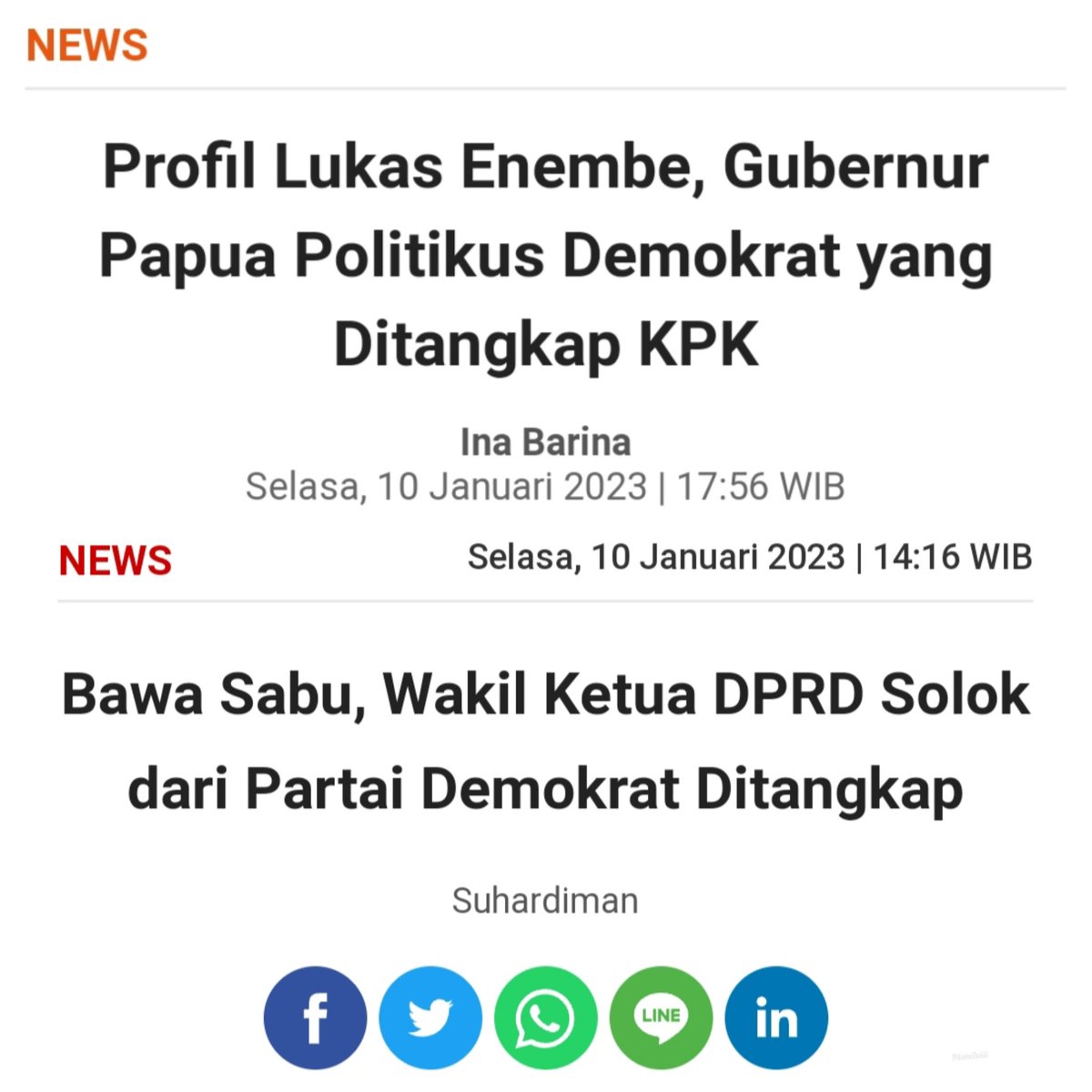 Penangkapan ini semakin menunjukan ketidaksukaan Rezim ini terhadap kader² Demokrat yg korupsi dan memakai sabu,,, Semoga mas AHY tetap sabar dan kader Demokrat tdk habis ditangkepin ya mas