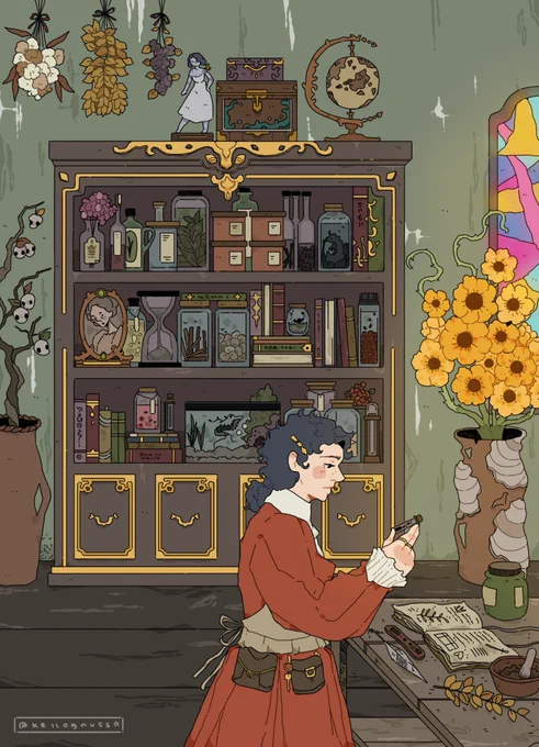 Hello #PortfolioDay ! I'm a college student who does commissions and draws a lot of cozy stuff. Sample commissions and personal works  #artph #artistsontwitter 