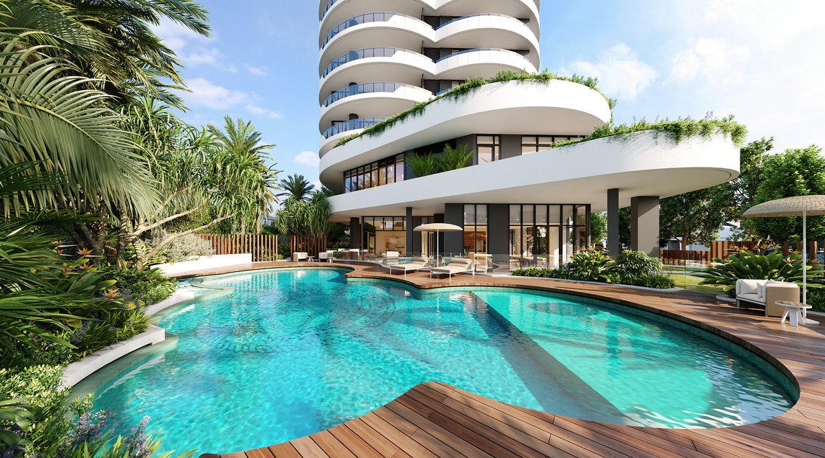 offtheplan's tweet image. Chevron One presents sky homes and one, two and three bedroom apartments across a boasting 41 floors. Architecture inspired by nature with marble, natural stone and timber finishes, this luxury sky home awaits minutes from Surfers Paradise and the new arts and cultural precinct.