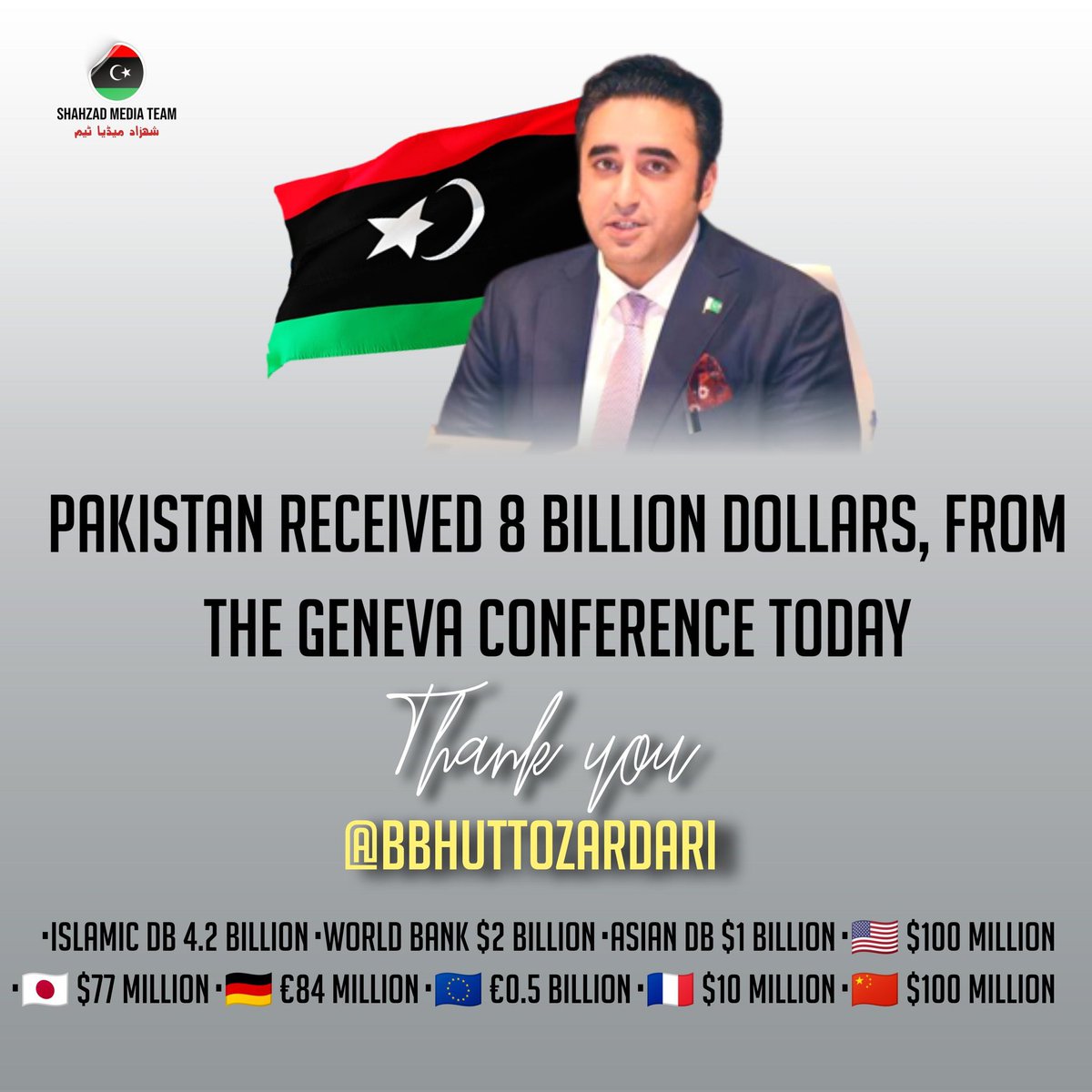 We are proud of you Chairman <a href="/BBhuttoZardari/">Bilawal Bhutto Zardari</a> &amp; Foreign Minister of Pakistan. Your day and night efforts save's our homeland Pakistan. 

#JeayBhutto .♥️✌️
