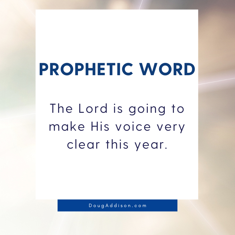 dougtaddison's tweet photo. The Lord is going to make His voice very clear this year. There has been some confusion, but the Lord is replacing this and will give you some signs and confirmations. This is needed to help you regain your strength, hope and trust. https://t.co/6o0oP8f6nh