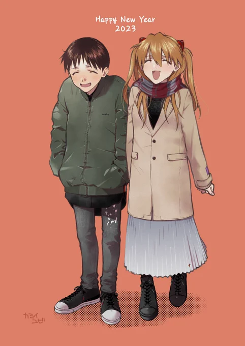 遅今年もよろしくお願いします!#エヴァンゲリオン #Evangelion 
