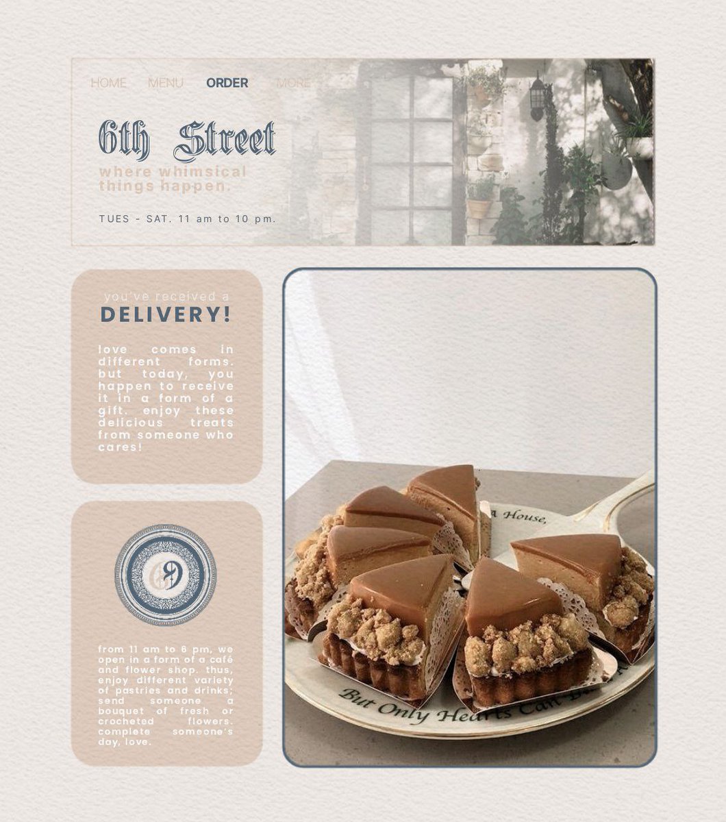 ㅤ

        seis street  ꗃ  ❨ 6일 ❩ 
        きの 🍃 sent a delivery for you, @saeqoe.
          ›  ito sa ‘yo    

ㅤㅤㅤㅤㅤㅤㅤㅤ