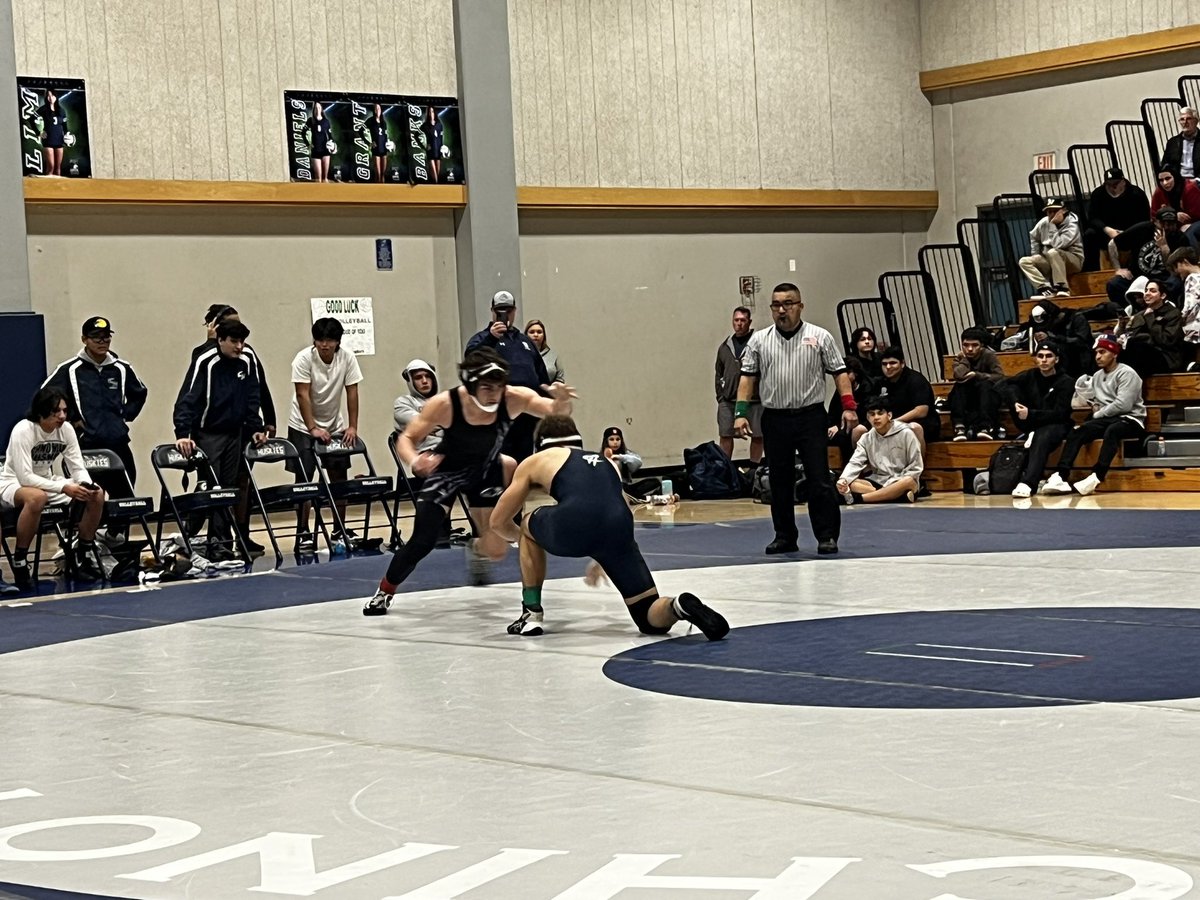 RCHS completes the sweep against Chino Hills: Girls 24-0, JV 48-30, and Varsity 45-32. #GoCougars #RanchoWrestling