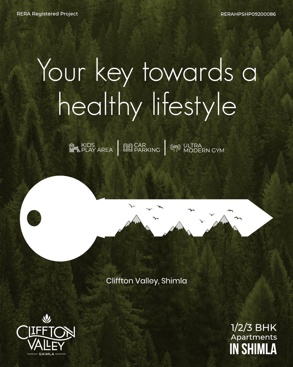 cliffton_valley's tweet photo. Your key towards a healthy lifestyle.
Cliffton Valley, Shimla
.⁠
.⁠
.⁠
#luxury #1bhk #2bhk #3bhk #nature #Clifftonvalley #shimla #Flatsforsale #fresh #goodhealth #charming #happy #propertyforsale #himachal #propertyinhimachal #propertyinshimla⁠ #flatsinshimla https://t.co/FEW1jPQwgq