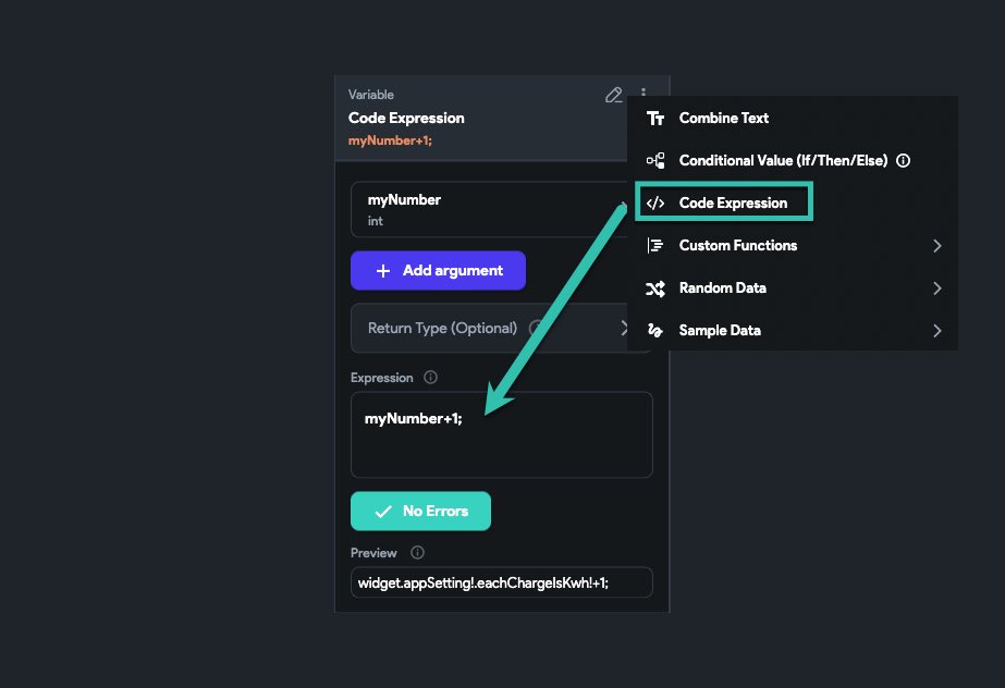 flutterflowtips's tweet image. Introducing Code Expressions, the newest feature from Flutterflow! Easily write calculations with a simple, intuitive interface. Try it out today and see the difference it makes in your app development process! #flutterflowtips #flutterflow #nocode
