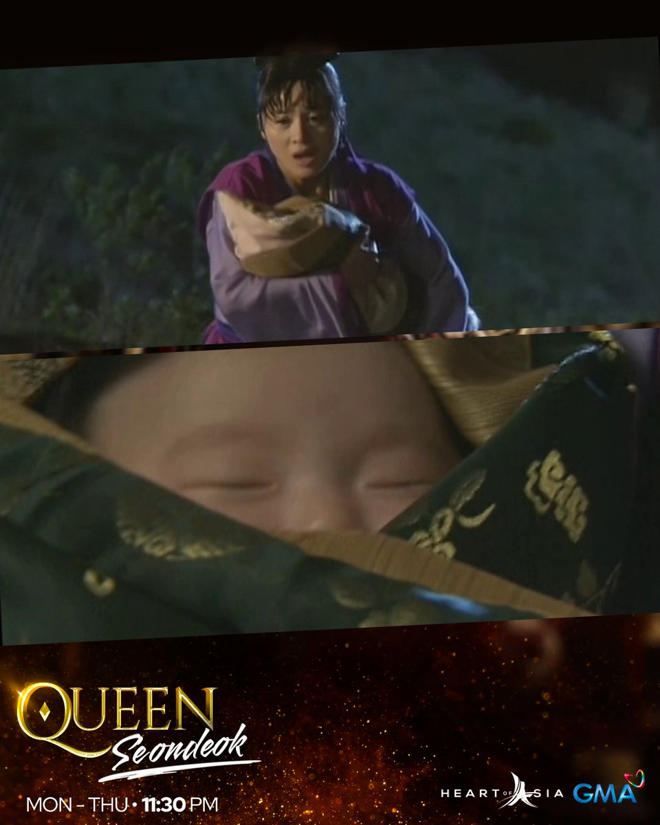 OfficialGMAHOA's tweet photo. Kailangang maitakas ni So-hwa ang sanggol! 

#QueenSeondeok | Mon-Thurs 11:30 PM https://t.co/n1AXFiLheA