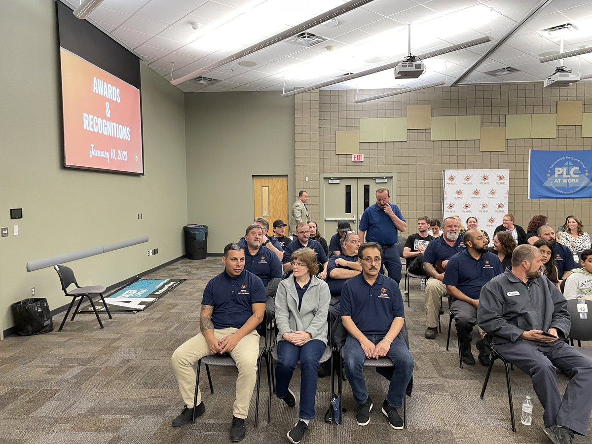 Many awards tonight at the Governing Board meeting. <a href="/DVUSD/">Deer Valley Unified School District</a> Bus drivers win State Award for Excellence, a <a href="/TheMRHS/">Mountain Ridge</a> State Marching Band title, three-time <a href="/oconnorhighsch/">O'Connor High School</a> swimming champ, and five A school banners! 20 more banners to go!