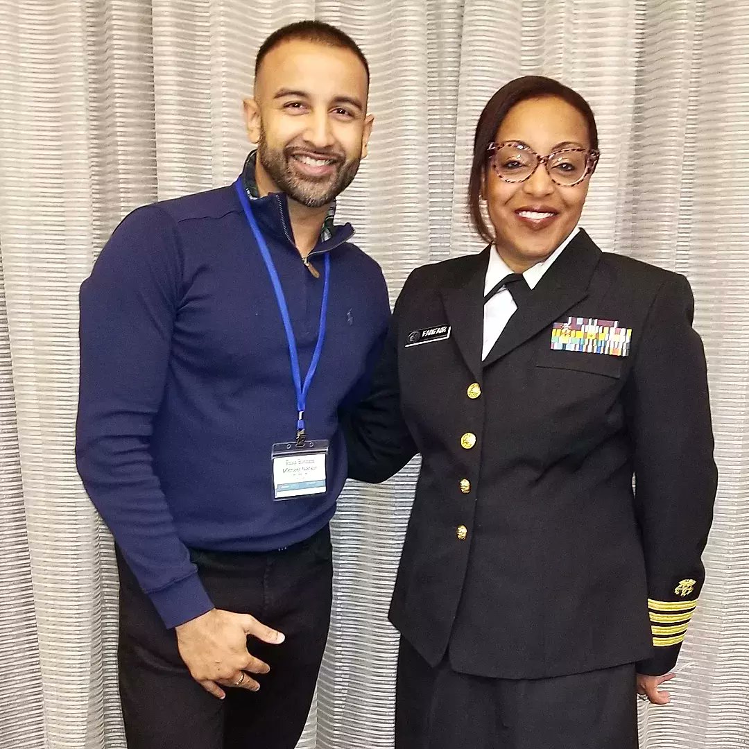 OMC's Founder and President, in Atlanta at a conference by @beourcompass for reducing HIV in the south, with the POWERFUL and inspiring, CDC's Dr. Robyn Neblett Fanfair.