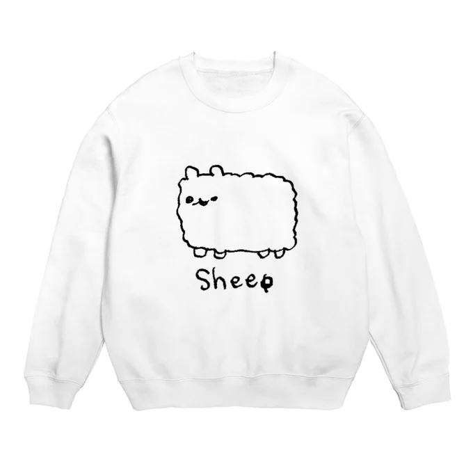 SUZURI、スウェットやパーカーなど冬物のセールにやってます!🐑✌️(1/15まで)https://t.co/HbaZ9YgLMJ 