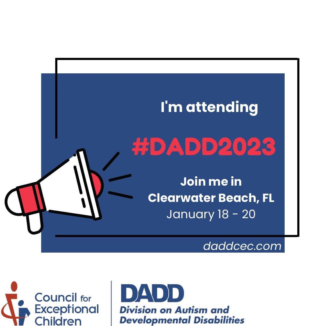 See y’all there!! #dadd2023