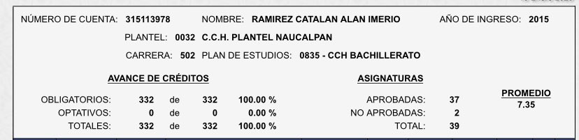 AlaniRaca's tweet photo. Mi promedio final en CCH / Mi promedio final en la Universidad.🥰 https://t.co/8yKfKoTri5