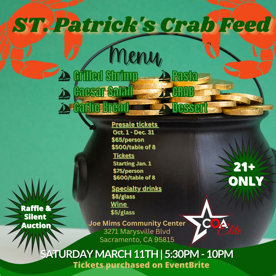 COAElite's tweet photo. Tickets are limited. Don’t miss out on a good time and some good hot food. GO GET YOUR TICKETS!!! Tickets purchased at https://t.co/QPxqO95565 https://t.co/al2gI7aVzM