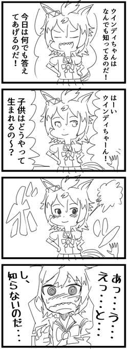 ものしりウインディちゃん #ウマ娘 