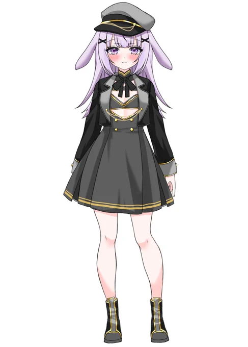 #兎美みさ新衣装予想 #misa絵 軍服ワンピースと予想*•. 