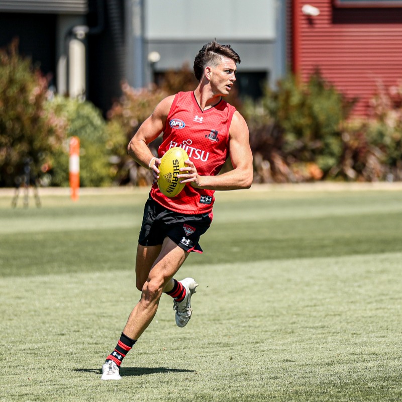 essendonfc's tweet photo. After an interrupted 2022, Vossy's keen to make his mark.