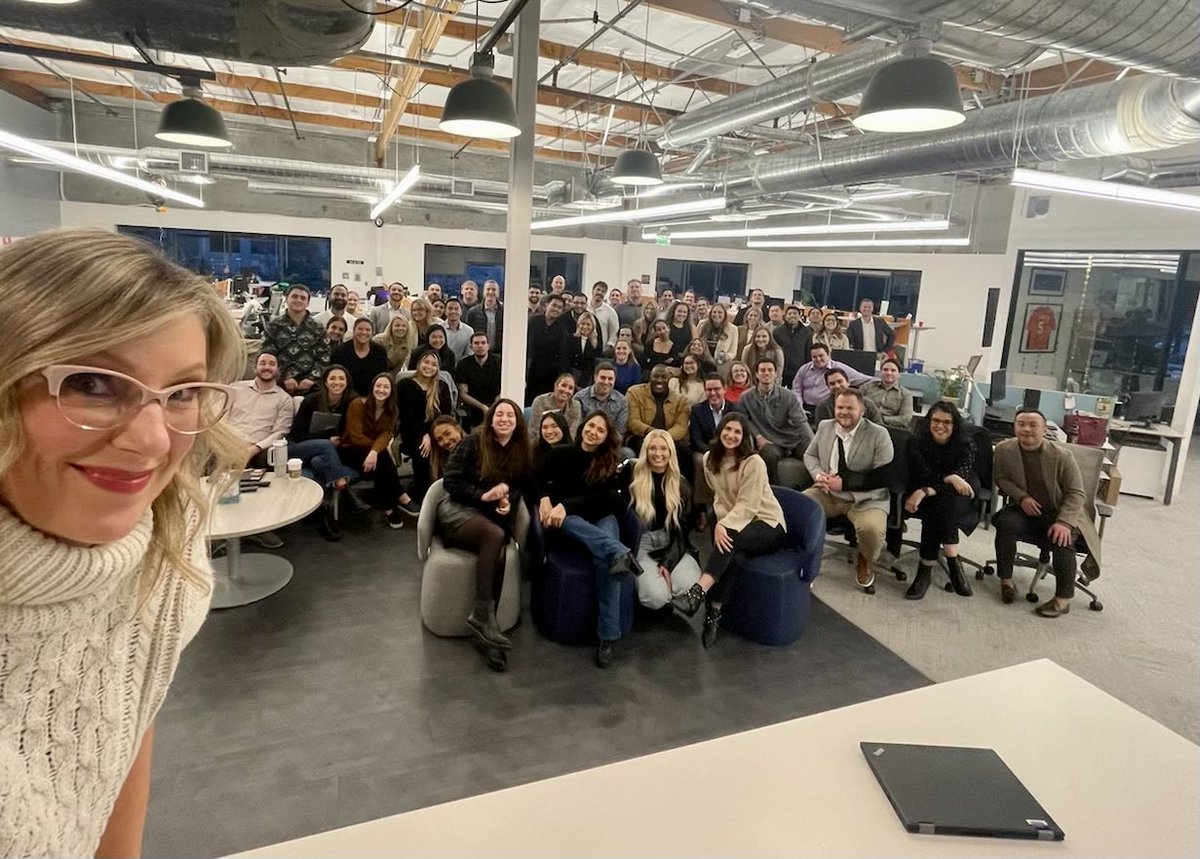 Spending time with our Bay Area team today, incredible energy. Nothing better than people working TOGETHER to capitalize on the opportunity in front of them! Thx for the warm welcome ❤️👊🏻#TEKsystems